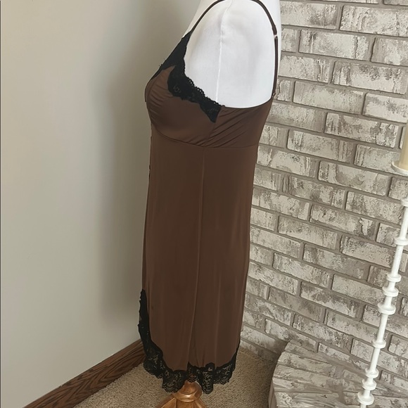 Soma Brown and Black Lace Chemise - Picture 6 of 8